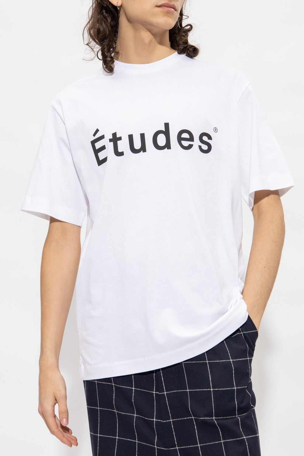 White T-shirt with logo Etudes - Vitkac Canada